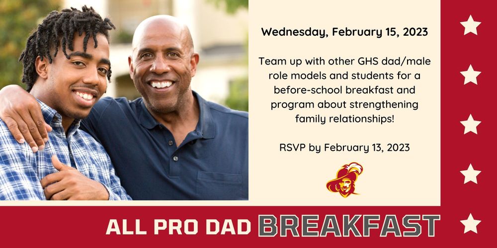 All Pro Dad Breakfast on Wednesday, February 15, 2023