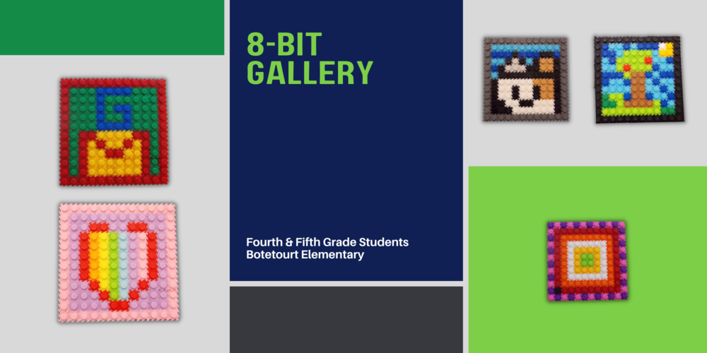 8-bit gallery from fourth and fifth grade students at Botetourt elementary