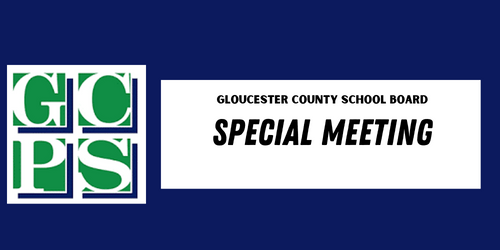 GCPS Special Meeting banner