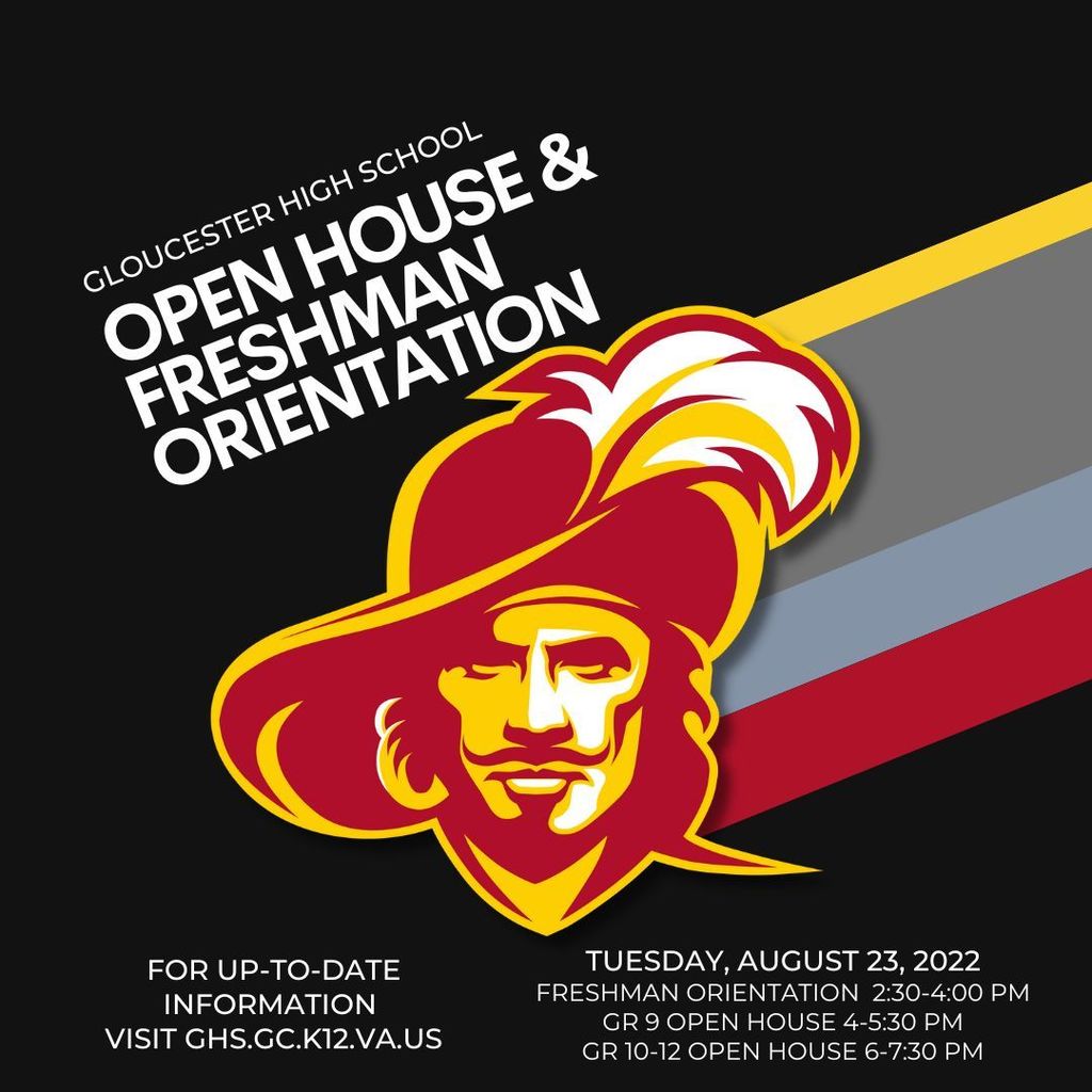August 23rd Open House and Orientation