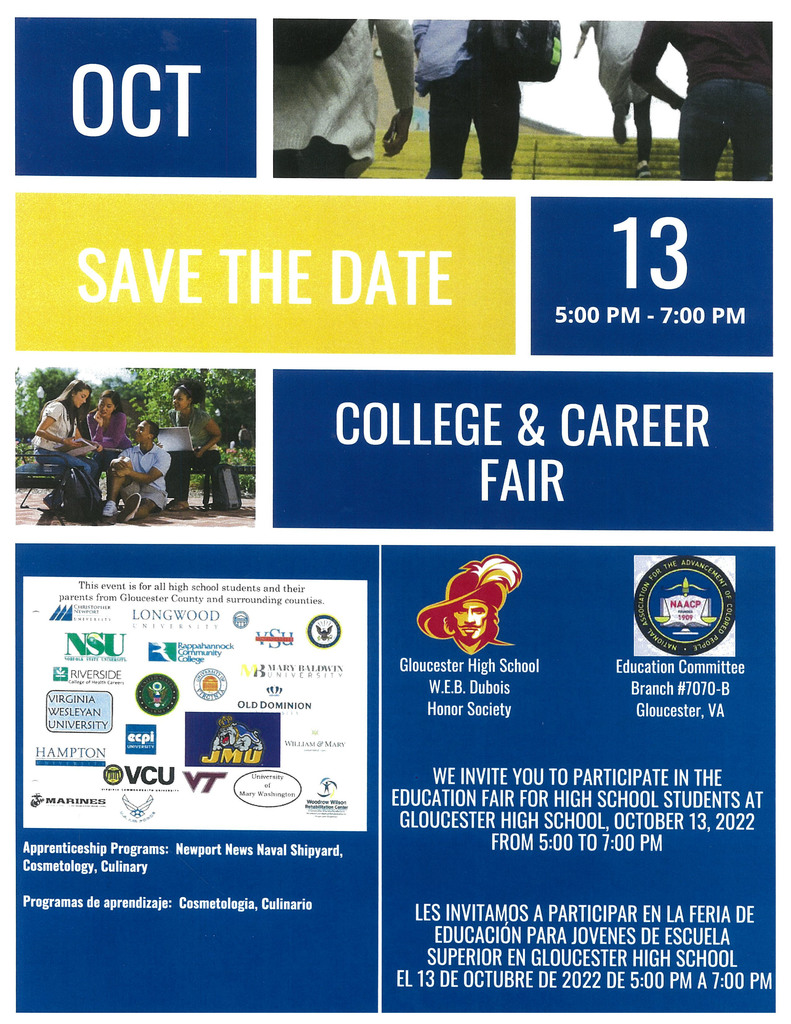 College and Career Fair October 13th